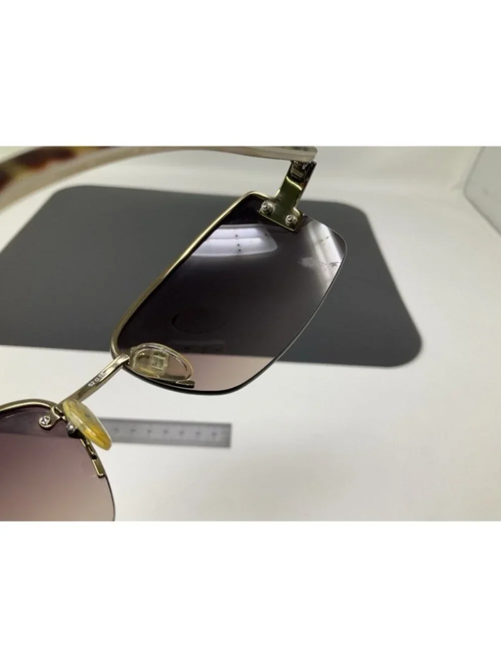 Vintage Ralph Lauren Sunglasses RA 4012 111/13 Rimless 62-16 130
